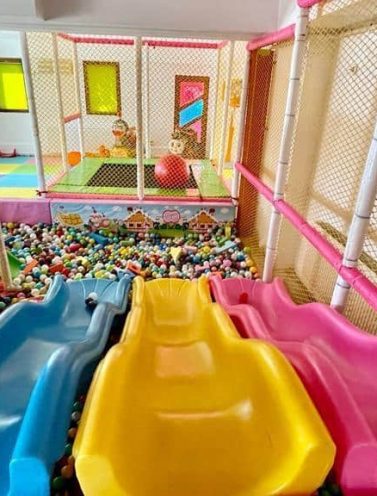 Tobogan cu bile colorate PAO Kids